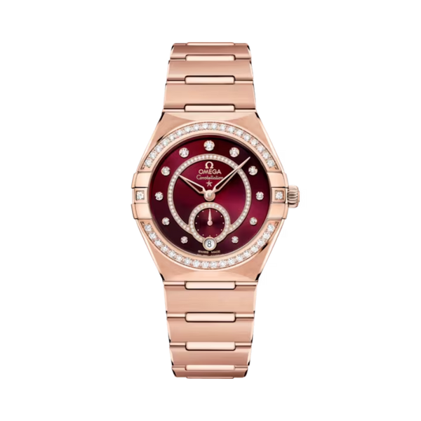 CONSTELLATION 34 MM SEDNA™ GOLD WITH RED DIAL