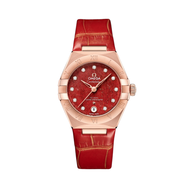 CONSTELLATION 29 MM SEDNA™ GOLD WITH RED DIAL