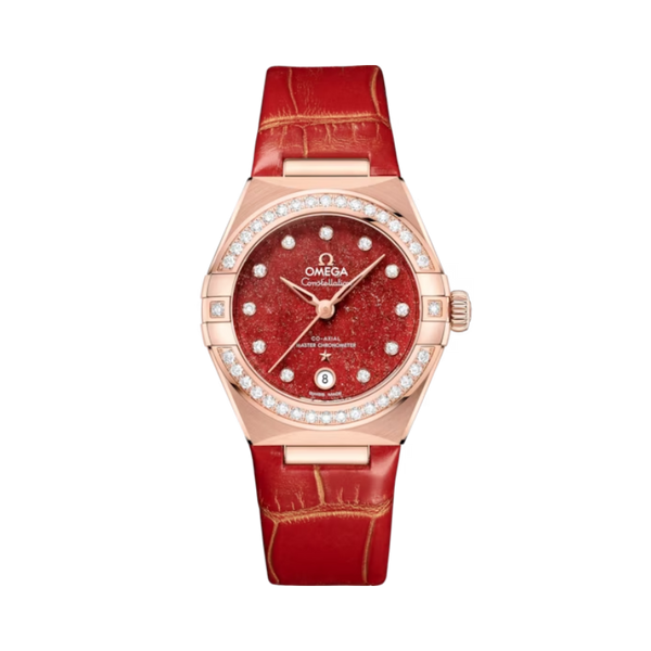 CONSTELLATION 29 MM SEDNA™ GOLD WITH RED DIAL