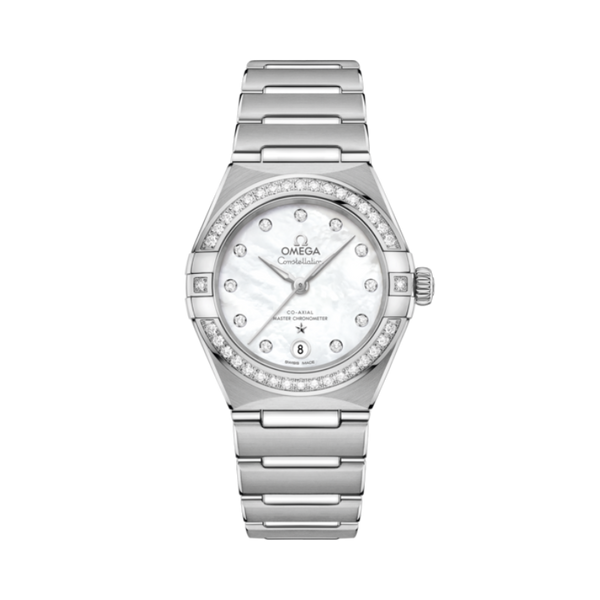 CONSTELLATION 29 MM STAINLESS STEEL WITH MOTHER OF PEARL DIAL
