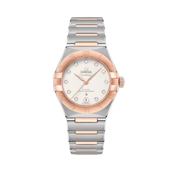 CONSTELLATION 29 MM STAINLESS STEEL - SEDNA™ GOLD WITH SILVER DIAL