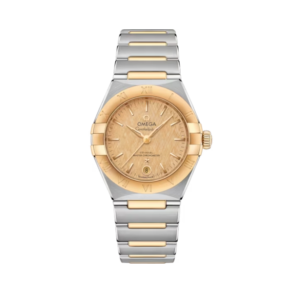 CONSTELLATION 29 MM STAINLESS STEEL - YELLOW GOLD WITH YELLOW DIAL