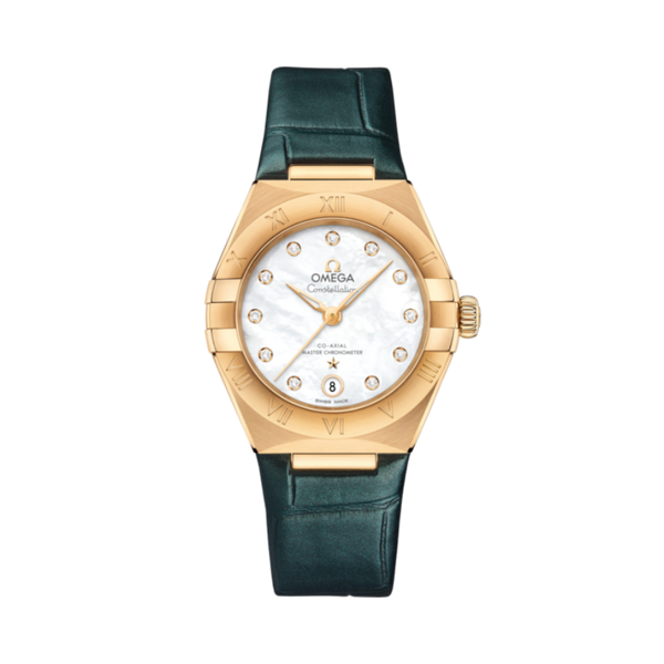 CONSTELLATION 29 MM YELLOW GOLD WITH MOTHER OF PEARL DIAL