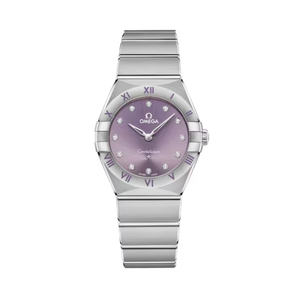 CONSTELLATION 28 MM STAINLESS STEEL WITH PURPLE DIAL