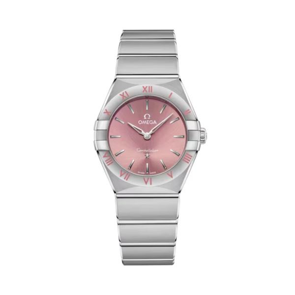 CONSTELLATION 28 MM STAINLESS STEEL WITH PINK DIAL