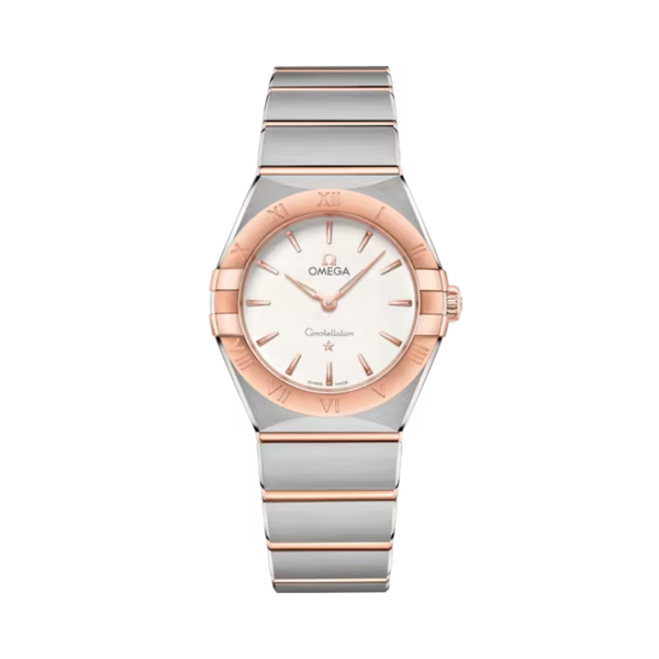 CONSTELLATION 28 MM STAINLESS STEEL - SEDNA™ GOLD WITH SILVER DIAL