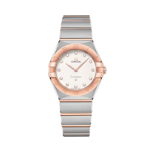 CONSTELLATION 28 MM STAINLESS STEEL - SEDNA™ GOLD WITH SILVER DIAL