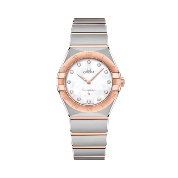 CONSTELLATION 28 MM STAINLESS STEEL - SEDNA™ GOLD WITH MOTHER OF PEARL DIAL