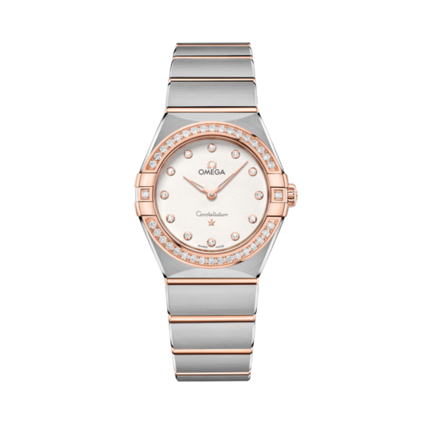 CONSTELLATION 28 MM STAINLESS STEEL - SEDNA™ GOLD WITH SILVER DIAL