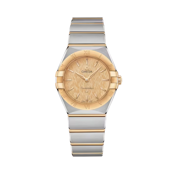 CONSTELLATION 28 MM STAINLESS STEEL - YELLOW GOLD WITH YELLOW DIAL