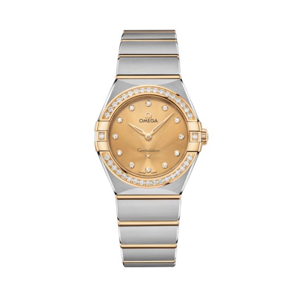 CONSTELLATION 28 MM STAINLESS STEEL - YELLOW GOLD WITH YELLOW DIAL