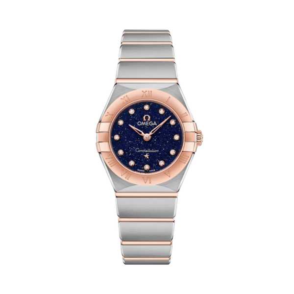 CONSTELLATION 25 MM STAINLESS STEEL - SEDNA™ GOLD WITH BLUE DIAL