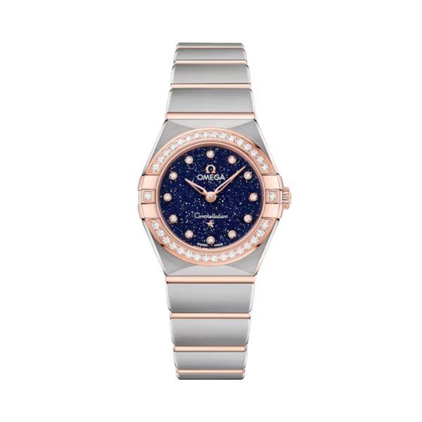 CONSTELLATION 25 MM STAINLESS STEEL - SEDNA™ GOLD WITH BLUE DIAL