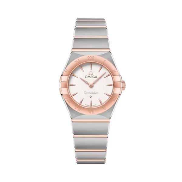 CONSTELLATION 25 MM STAINLESS STEEL - SEDNA™ GOLD WITH SILVER DIAL