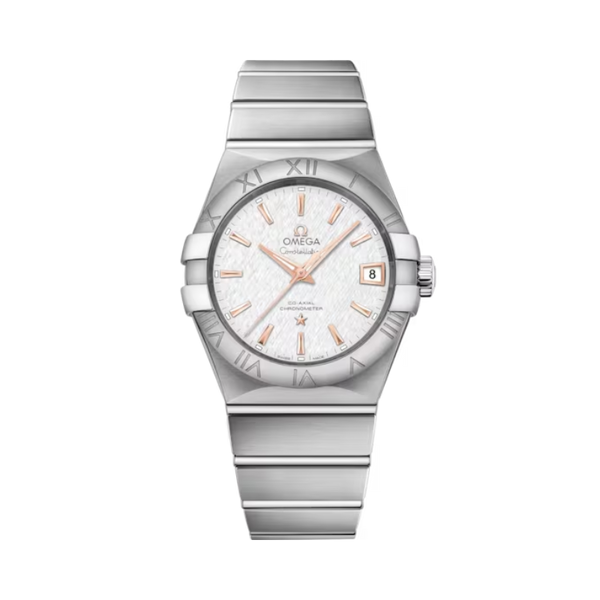 CONSTELLATION 38 MM STAINLESS STEEL WITH SILVER DIAL