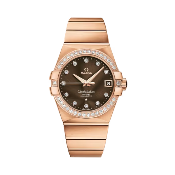 CONSTELLATION 38 MM RED GOLD WITH BROWN DIAL