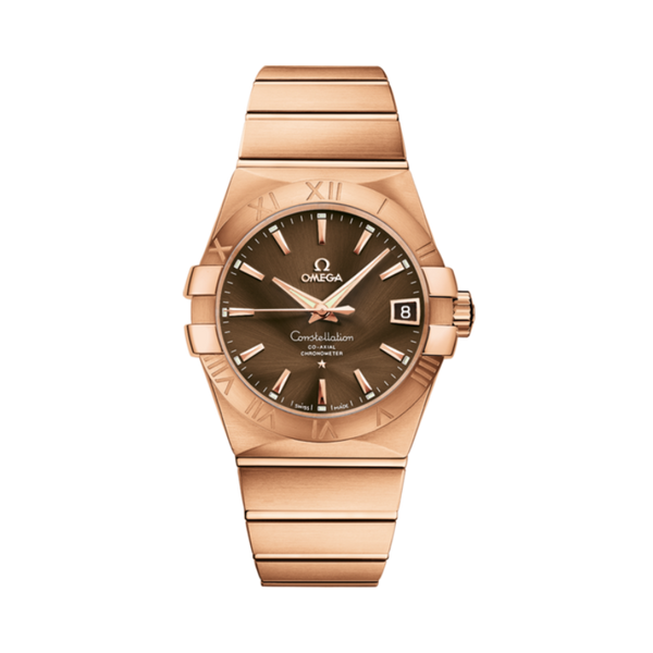 CONSTELLATION 38 MM RED GOLD WITH BROWN DIAL