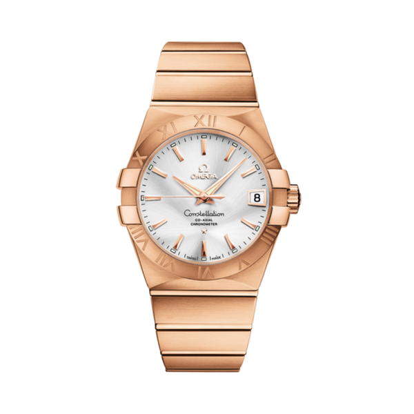 CONSTELLATION 38 MM RED GOLD WITH SILVER DIAL