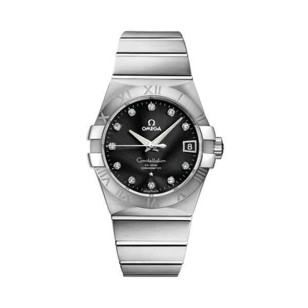 CONSTELLATION 38 MM STAINLESS STEEL WITH BLACK DIAL