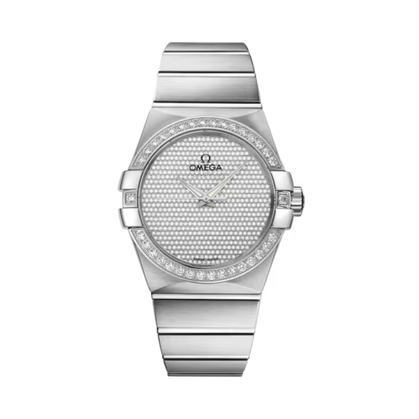 CONSTELLATION 38 MM WHITE GOLD WITH WHITE DIAL