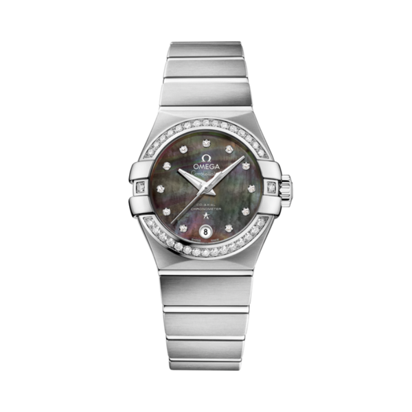 CONSTELLATION 27 MM STAINLESS STEEL WITH GREY MOTHER OF PEARL DIAL