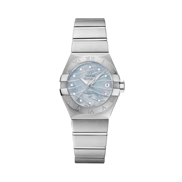 CONSTELLATION 27 MM STAINLESS STEEL WITH BLUE MOTHER OF PEARL DIAL