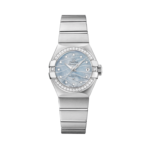 CONSTELLATION 27 MM STAINLESS STEEL WITH BLUE MOTHER OF PEARL DIAL