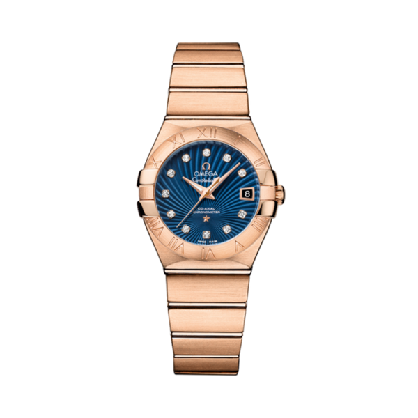 CONSTELLATION 27 MM RED GOLD WITH BLUE DIAL