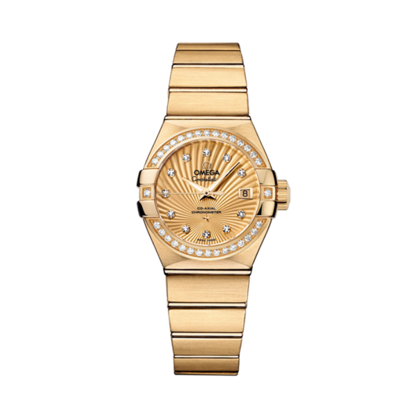 CONSTELLATION 27 MM YELLOW GOLD WITH YELLOW DIAL