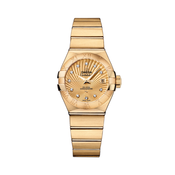 CONSTELLATION 27 MM YELLOW GOLD WITH YELLOW DIAL