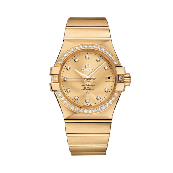 CONSTELLATION 35 MM YELLOW GOLD WITH YELLOW DIAL