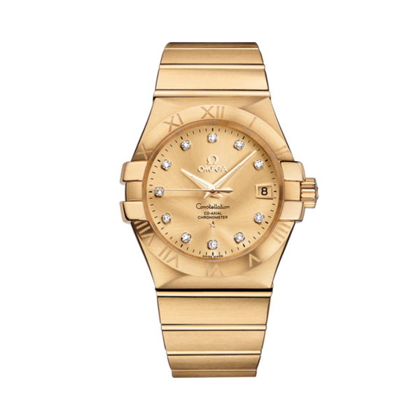 CONSTELLATION 35 MM YELLOW GOLD WITH YELLOW DIAL