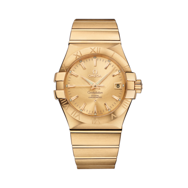 CONSTELLATION 35 MM YELLOW GOLD WITH YELLOW DIAL