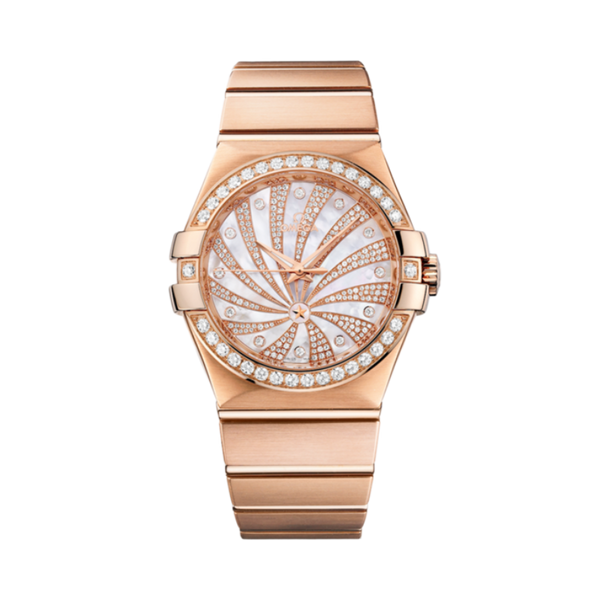 CONSTELLATION 35 MM RED GOLD WITH MOTHER OF PEARL DIAL