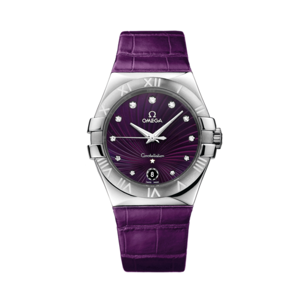 CONSTELLATION 35 MM STAINLESS STEEL WITH PURPLE DIAL