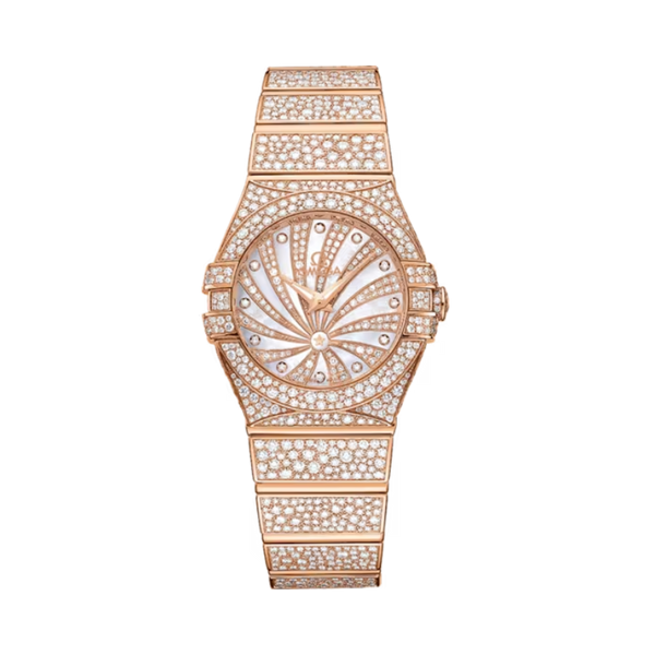 CONSTELLATION 27 MM RED GOLD WITH MOTHER OF PEARL DIAL