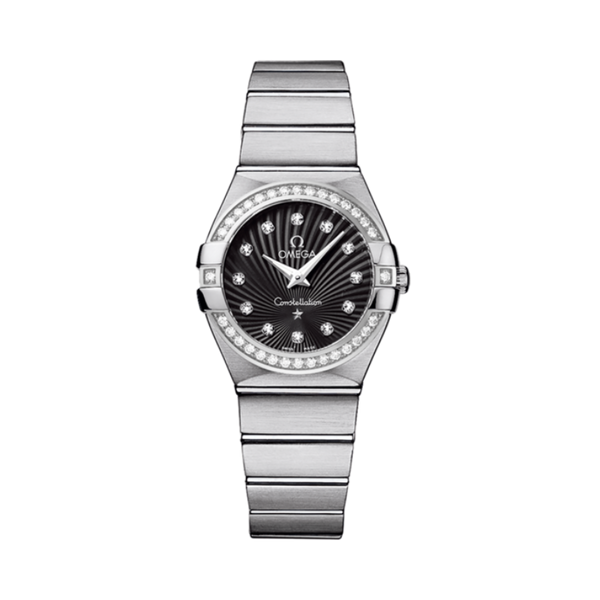 CONSTELLATION 27 MM STAINLESS STEEL WITH BLACK DIAL