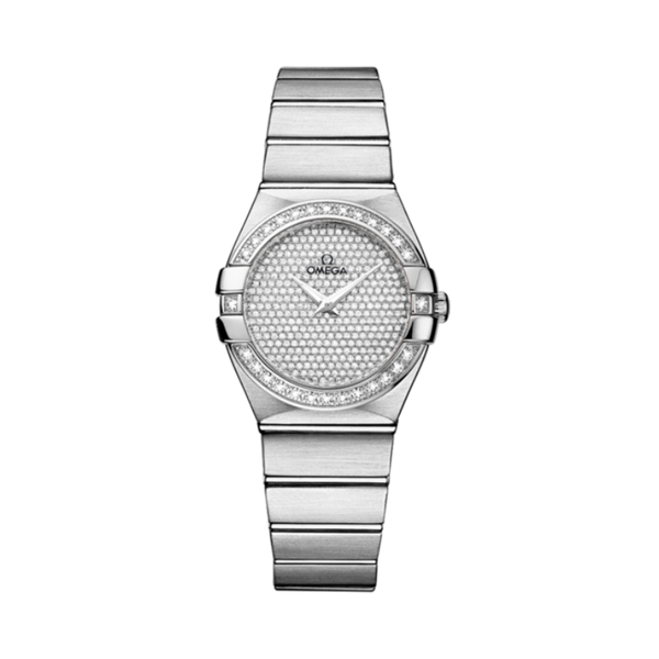 CONSTELLATION 27 MM WHITE GOLD WITH WHITE DIAL