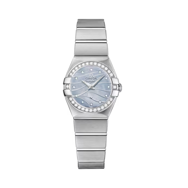 CONSTELLATION 24 MM STAINLESS STEEL WITH BLUE MOTHER OF PEARL DIAL