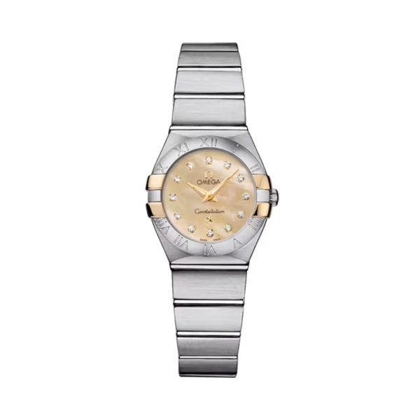 CONSTELLATION 24 MM STAINLESS STEEL - YELLOW GOLD WITH YELLOW DIAL