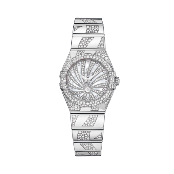 CONSTELLATION 24 MM WHITE GOLD WITH WHITE DIAL