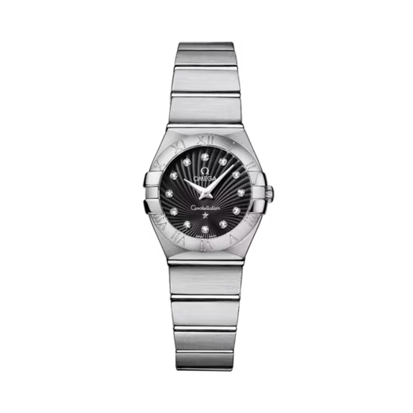 CONSTELLATION 24 MM STAINLESS STEEL WITH BLACK DIAL