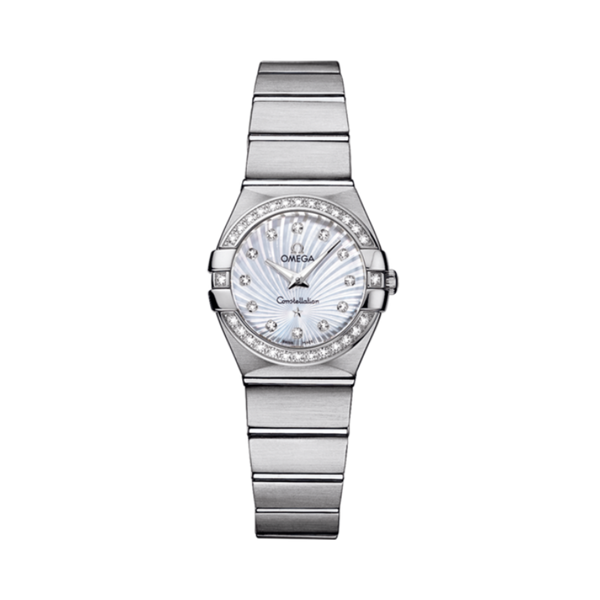 CONSTELLATION 24 MM STAINLESS STEEL WITH MOTHER OF PEARL DIAL