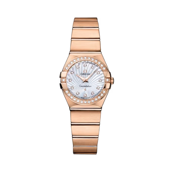 CONSTELLATION 24 MM RED GOLD WITH MOTHER OF PEARL DIAL