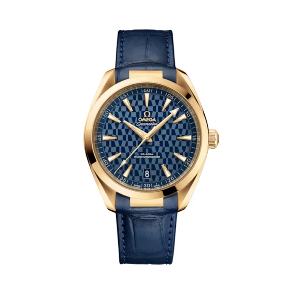 SEAMASTER AQUA TERRA 150M TOKYO 2020 41 MM YELLOW GOLD WITH BLUE DIAL
