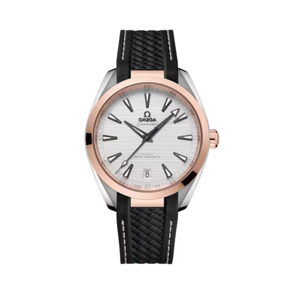 SEAMASTER AQUA TERRA 150M 41 MM STAINLESS STEEL - SEDNA™ GOLD WITH SILVER DIAL