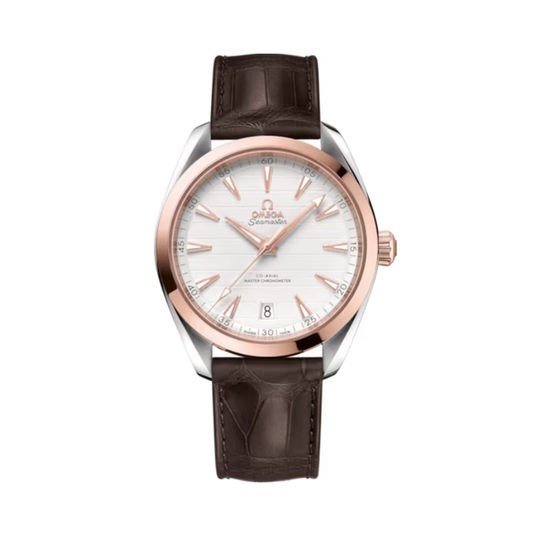 SEAMASTER AQUA TERRA 150M 41 MM STAINLESS STEEL - SEDNA™ GOLD WITH SILVER DIAL