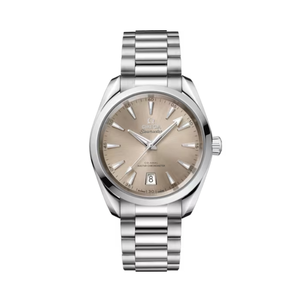 SEAMASTER AQUA TERRA SHADES 38 MM STAINLESS STEEL WITH SANDSTONE DIAL