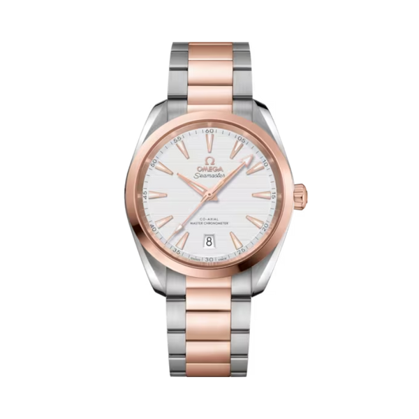 SEAMASTER AQUA TERRA 150M 38 MM STAINLESS STEEL - SEDNA™  GOLD WITH SILVER DIAL
