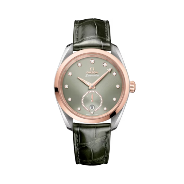 SEAMASTER AQUA TERRA 150M 38 MM STAINLESS STEEL - SEDNA™ GOLD WITH GREEN DIAL